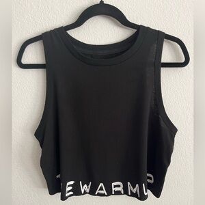 Jessica Simpson Cropped Athletic Tank Top